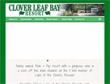 Tablet Screenshot of cloverleafbay.com